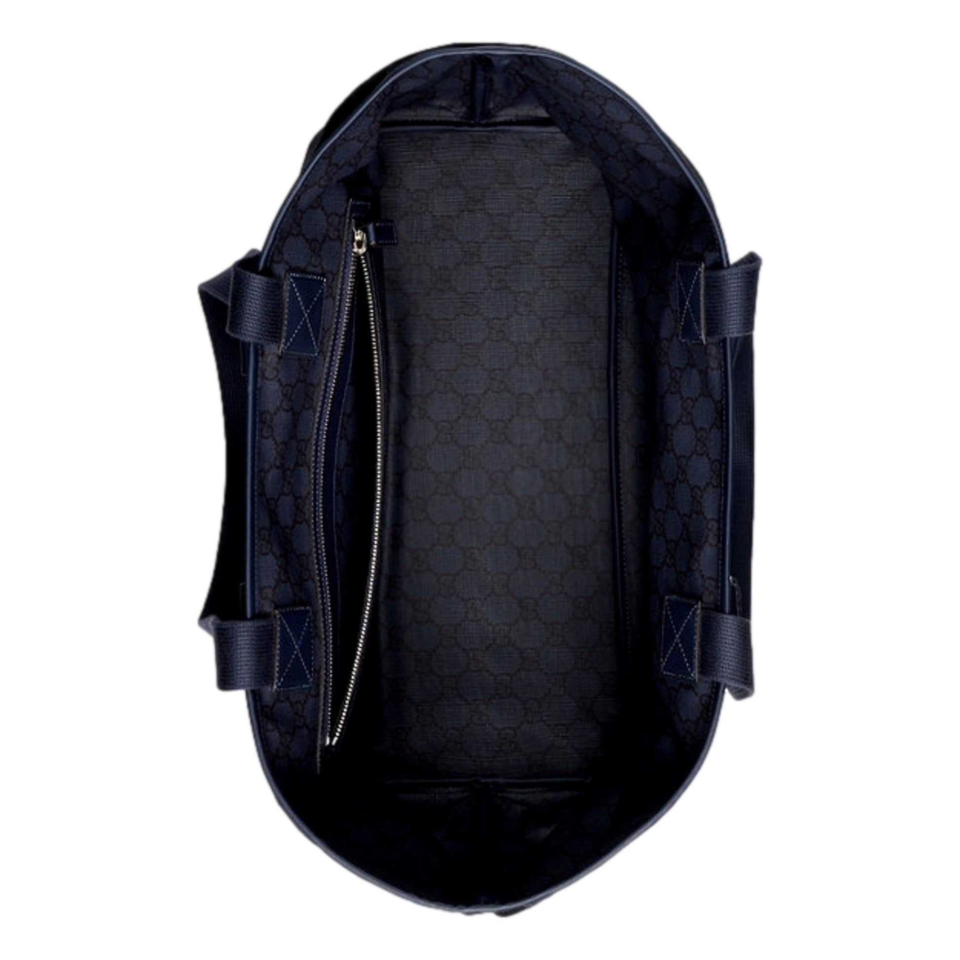 Gucci Made in Italy Reversible Tote - Luxury Large Canvas & Leather -   Shop Bags LLC 