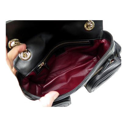 Gucci Marmont GG Black Multi Compartment Black Shoulder Bag Handbags -   Shop Bags LLC