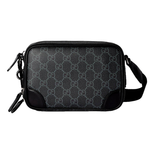 Gucci Men GG Dual-Compartment Crossbody Bag - Timeless Elegance