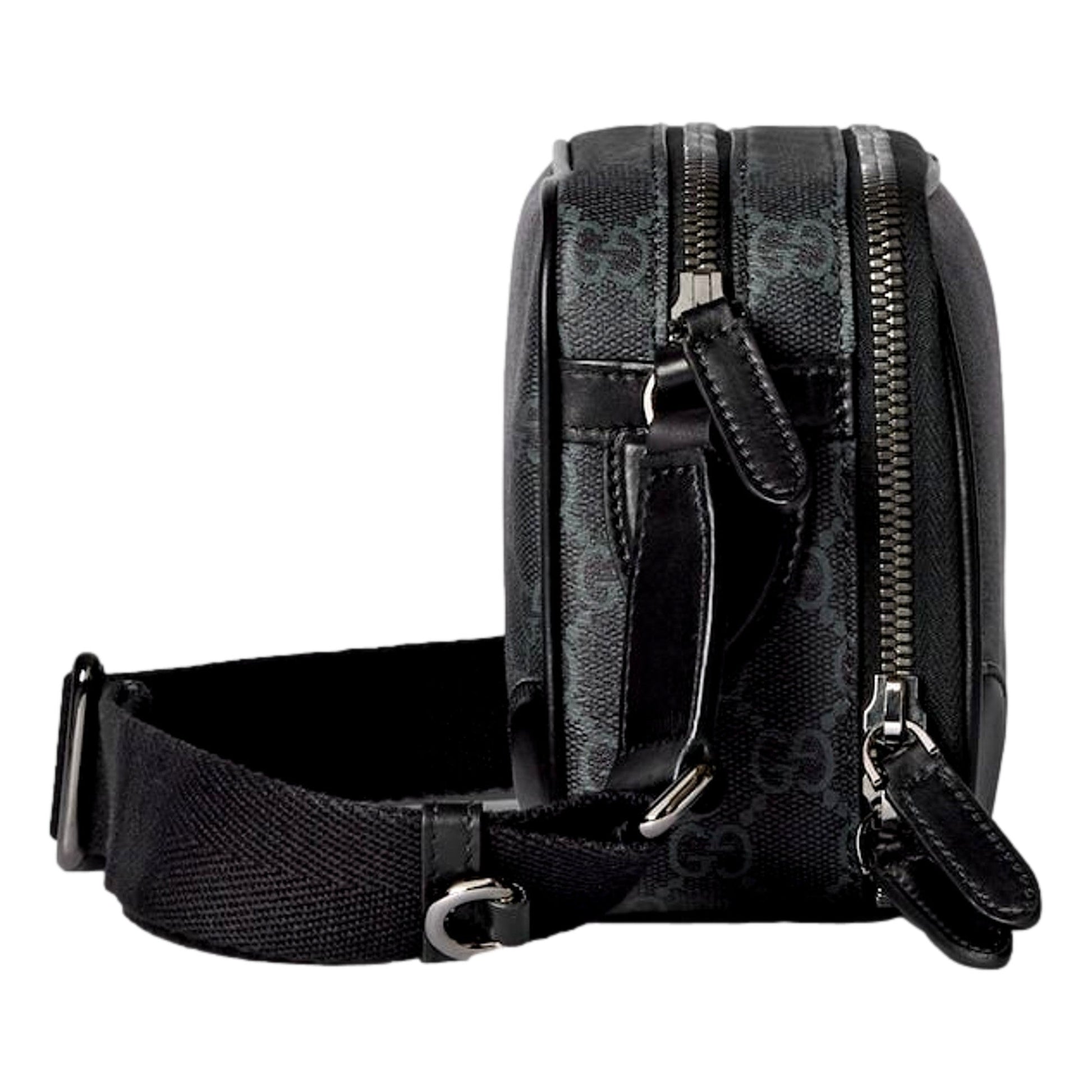 Gucci Men GG Dual-Compartment Crossbody Bag - Timeless Elegance -   Shop Bags LLC 
