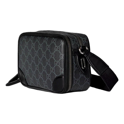 Gucci Men GG Dual-Compartment Crossbody Bag - Timeless Elegance -   Shop Bags LLC 