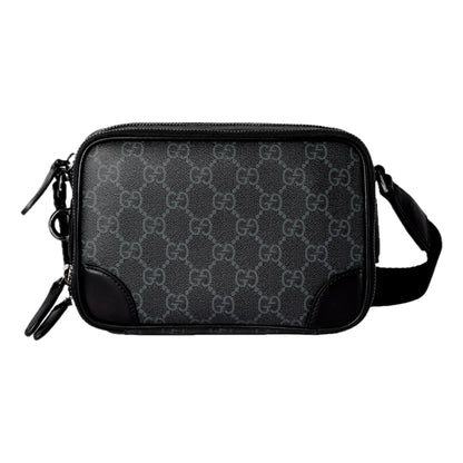 Gucci Men GG Dual-Compartment Crossbody Bag - Timeless Elegance -   Shop Bags LLC 