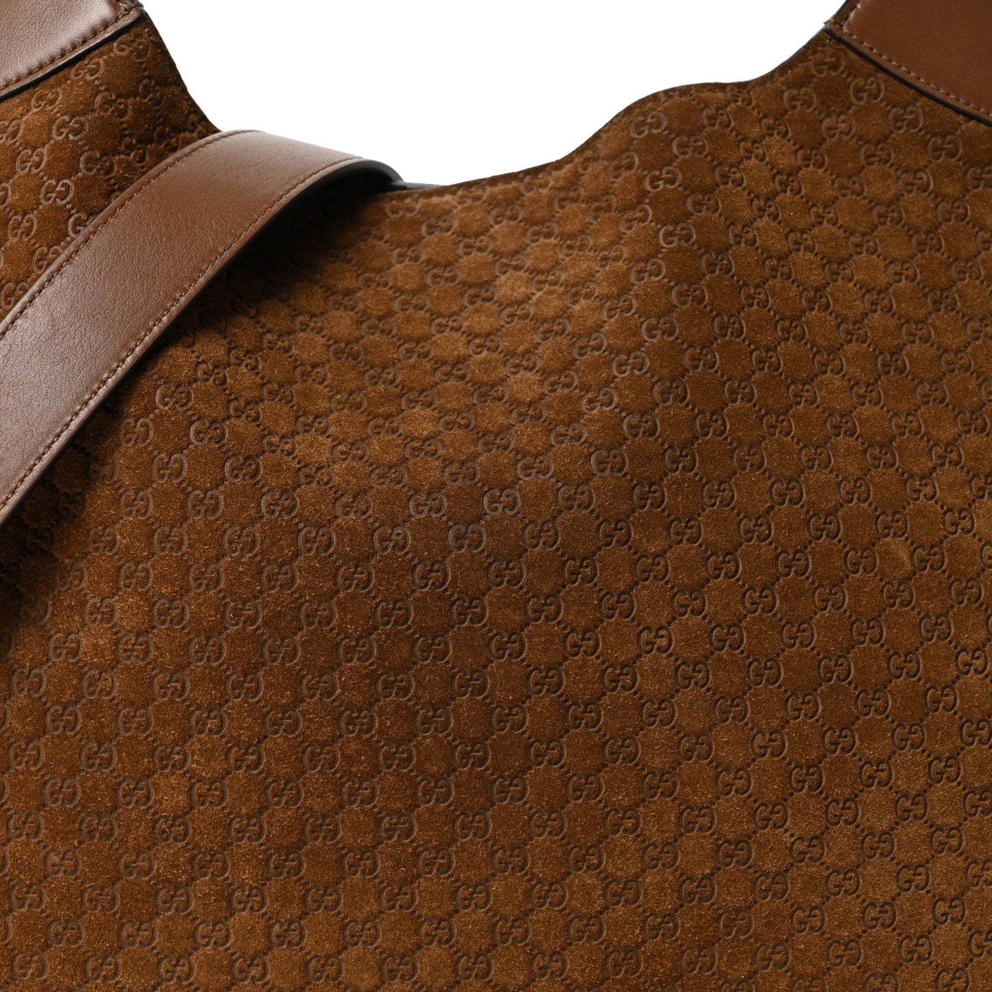 Gucci Men Suede Monogram Shoulder Bag - Brown Elegance -   Shop Bags LLC 