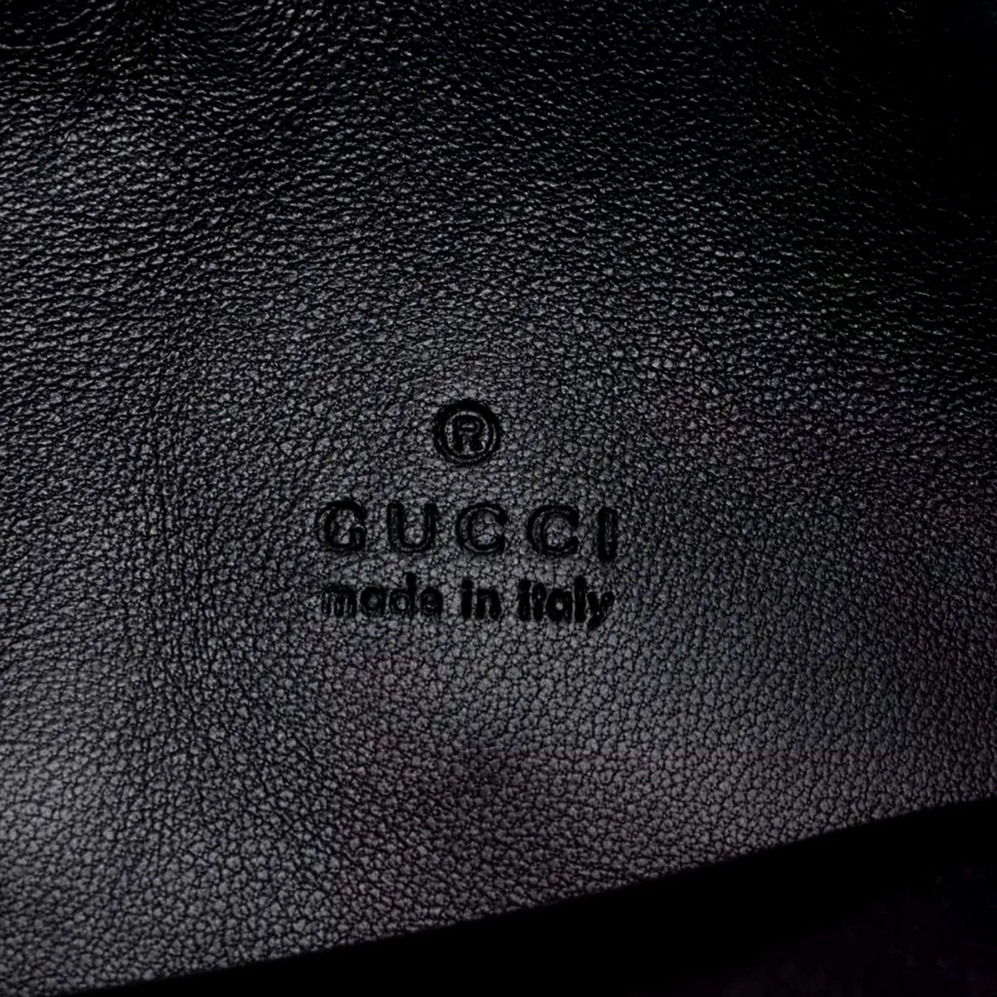 Gucci Micro GG B Medium Shoulder Bag Black Suede and Leather -   Shop Bags LLC 