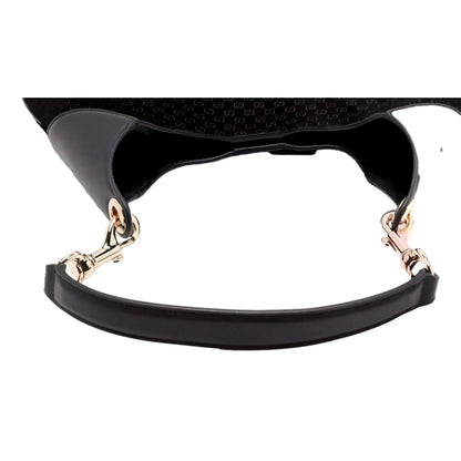 Gucci Micro GG B Medium Shoulder Bag Black Suede and Leather -   Shop Bags LLC 