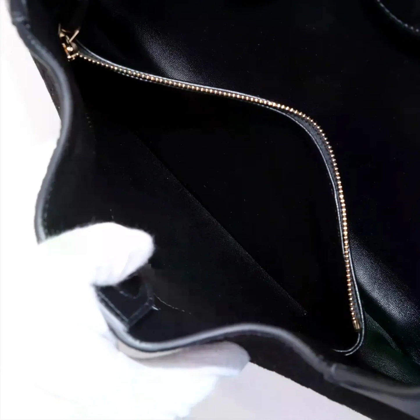Gucci Micro GG B Medium Shoulder Bag Black Suede and Leather -   Shop Bags LLC 