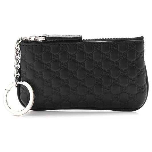 Gucci Micro GG Black Leather Key Case - Elegance Meets Practicality -   Shop Bags LLC 