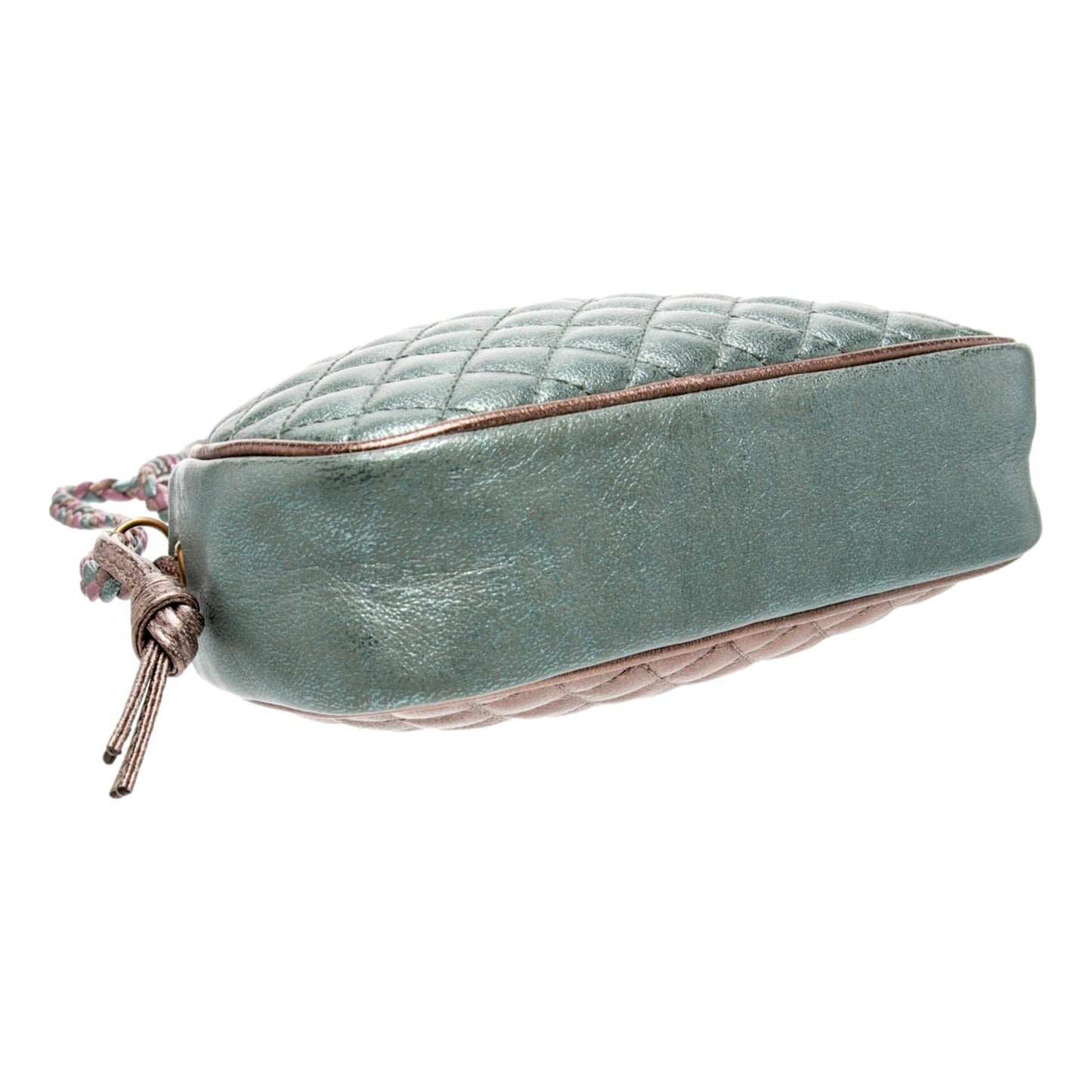 Gucci Mini Zumi Quilted Nappa Trapuntata Metallic Dome Crossbody Bag Pink and Blue -   Shop Bags LLC 