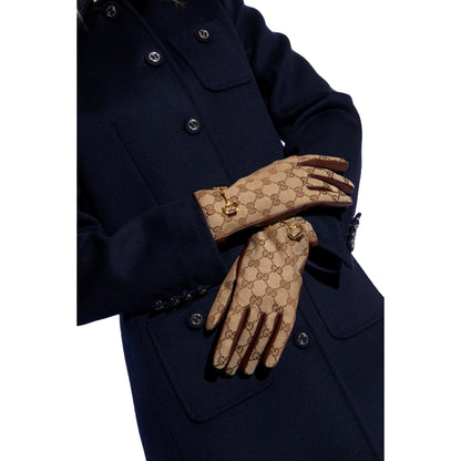 Gucci Monogram Leather Gloves - Elegance & Warmth in Style -   Shop Bags LLC