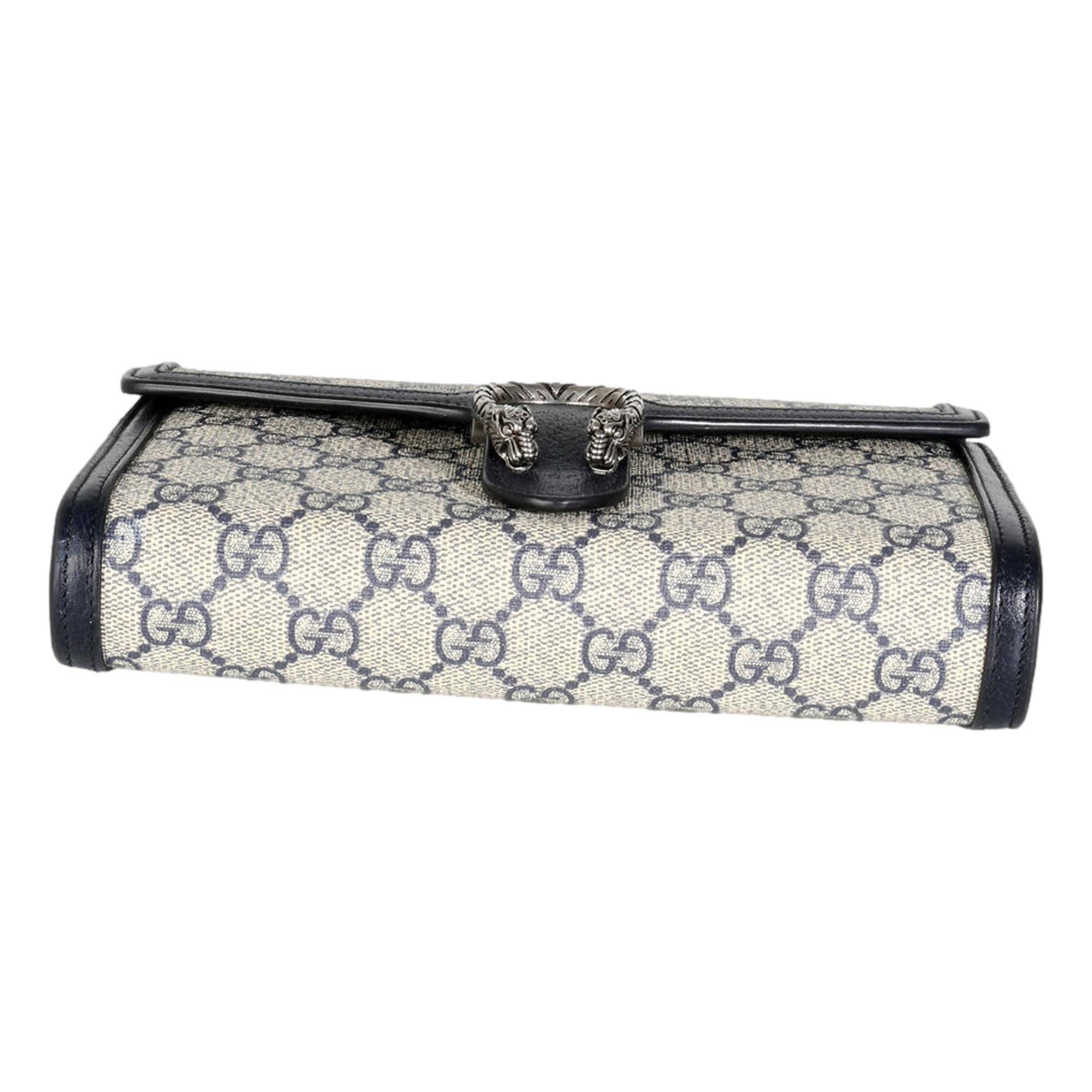 Gucci Navy GG Supreme Canvas Mini Dionysus Chain Wallet -   Shop Bags LLC