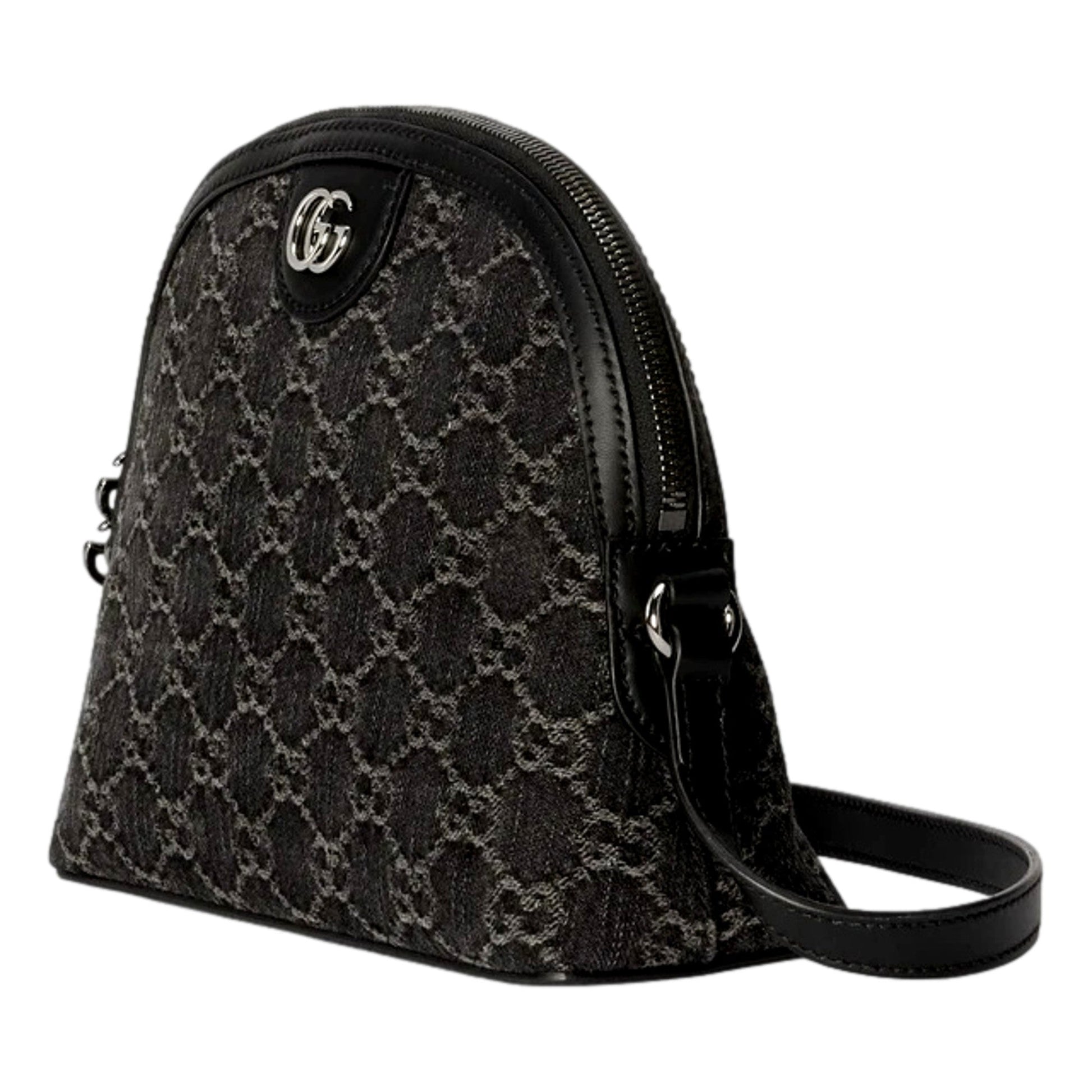 Gucci Ophidia Dome GG Denim: Luxe Black Shoulder Bag for Chic Style -   Shop Bags LLC