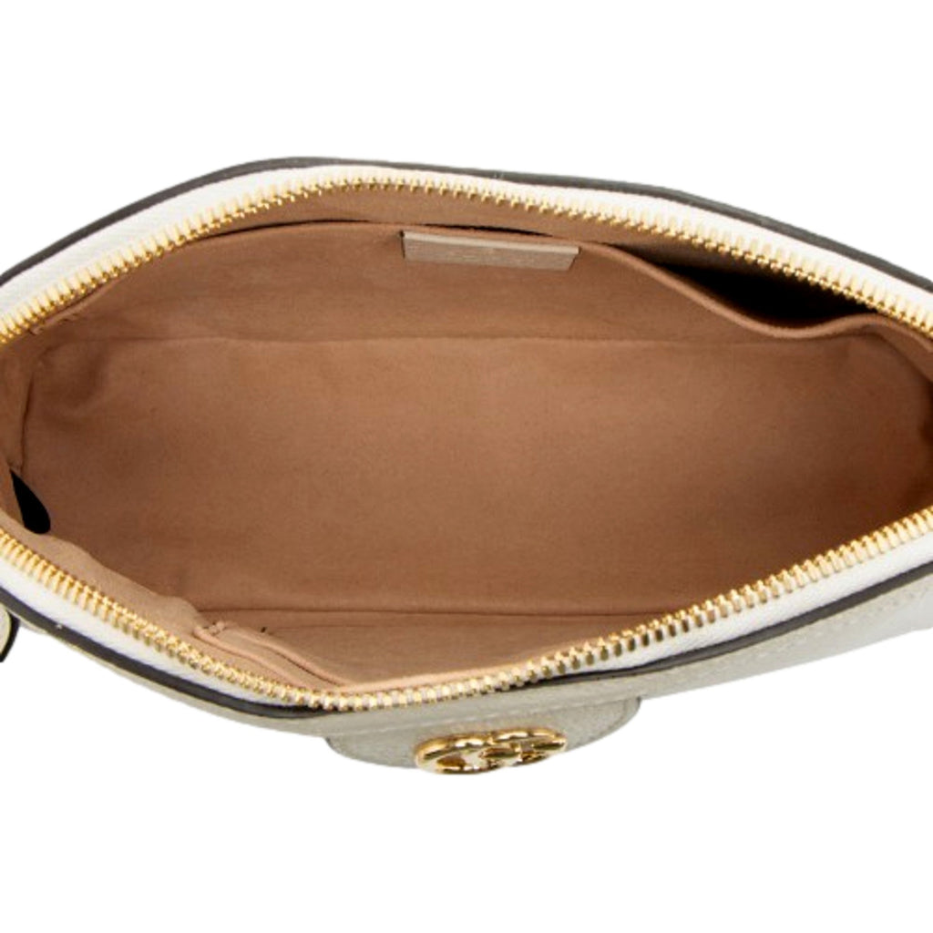 Gucci Ophidia Dome Sherry Leather Web Stripe Cream White Crossbody -   Shop Bags LLC
