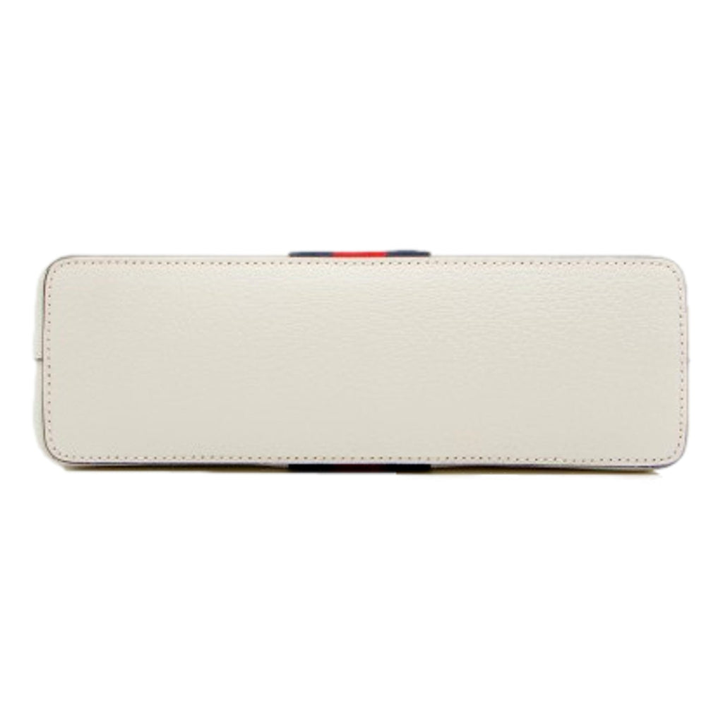 Gucci Ophidia Dome Sherry Leather Web Stripe Cream White Crossbody -   Shop Bags LLC