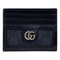 Gucci Ophidia GG Canvas Leather Navy Card Case - Timeless Luxury -   Shop Bags LLC 