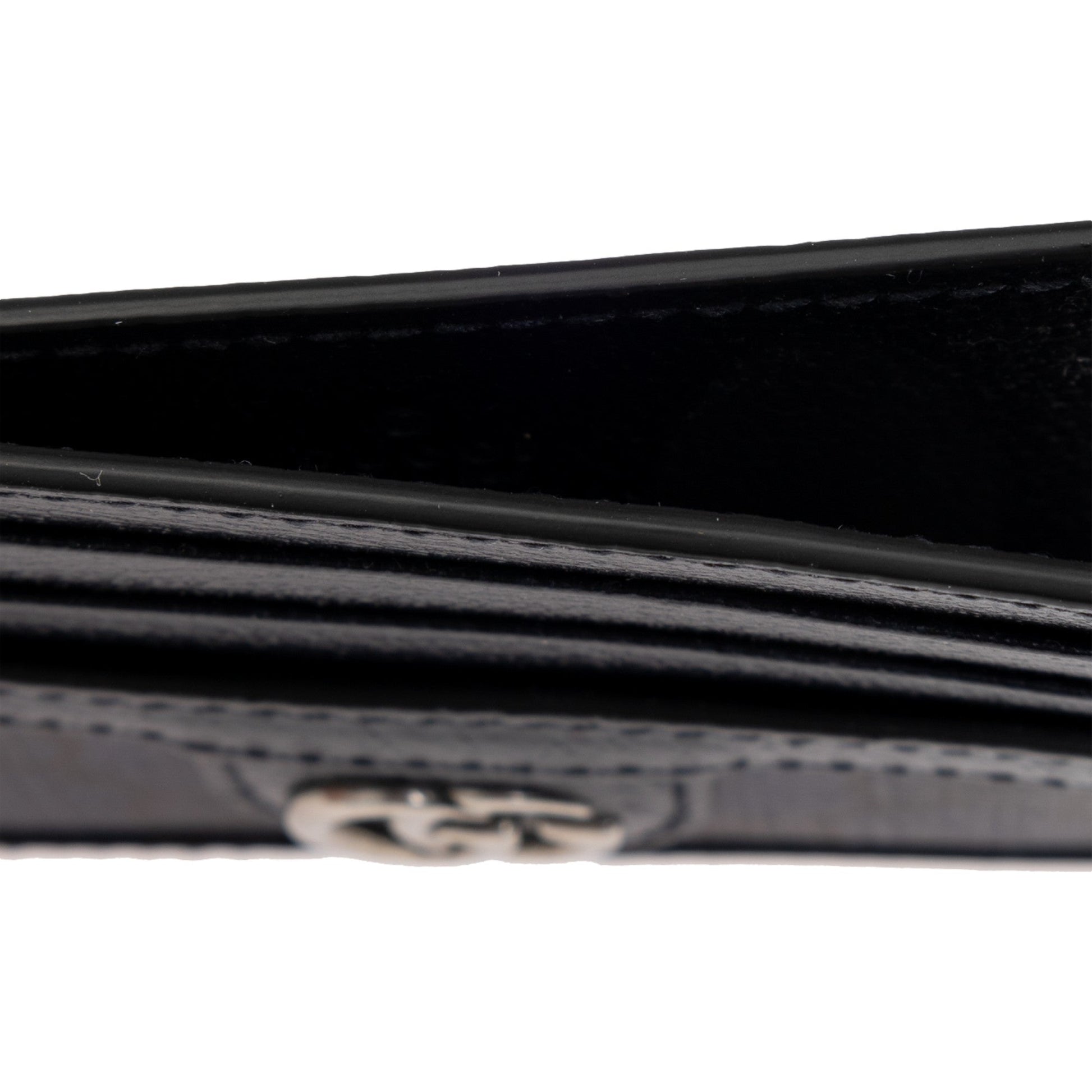 Gucci Ophidia GG Canvas Leather Navy Card Case Wallet -   Shop Bags LLC 
