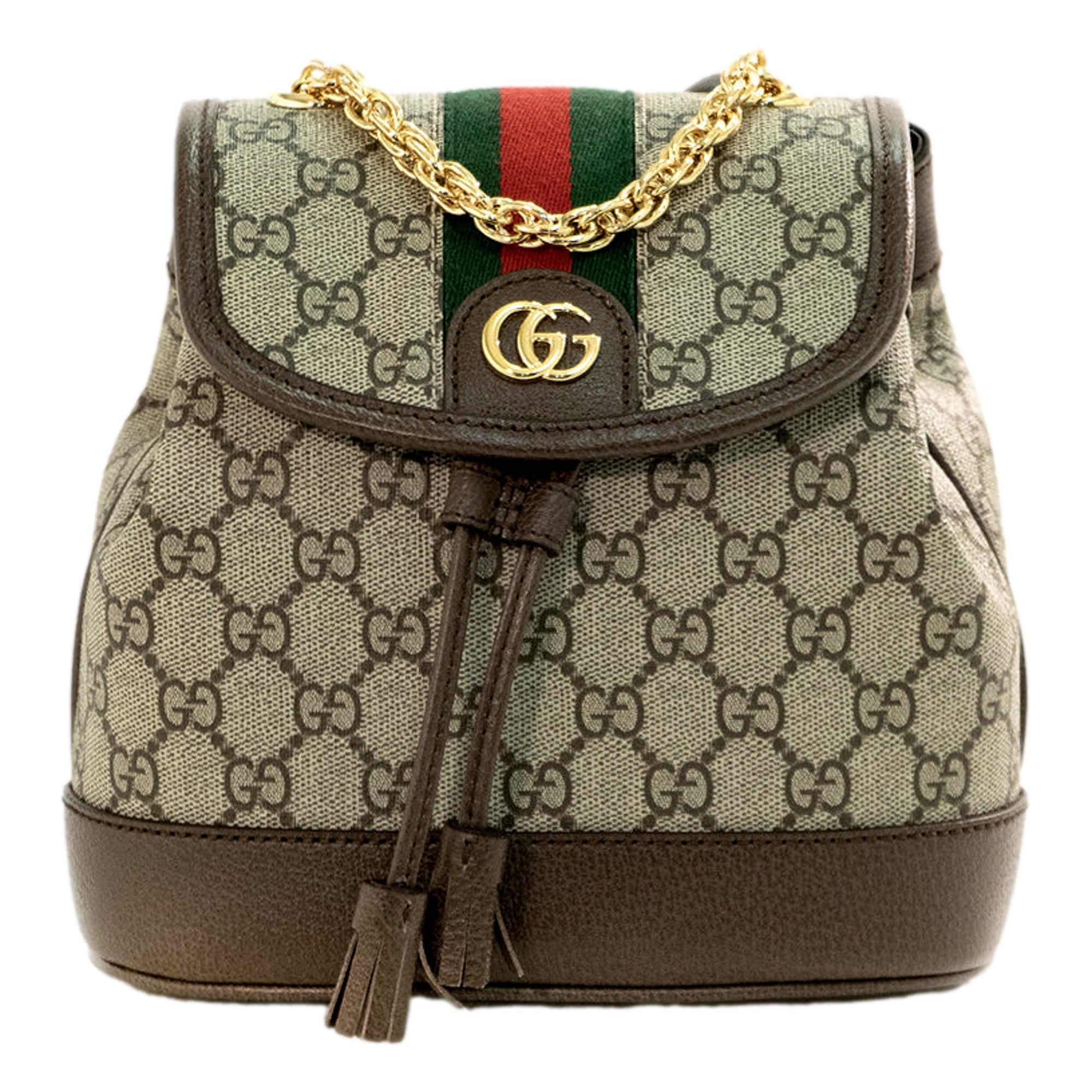 Gucci Ophidia GG Supreme Mini Leather Canvas Backpack -   Shop Bags LLC