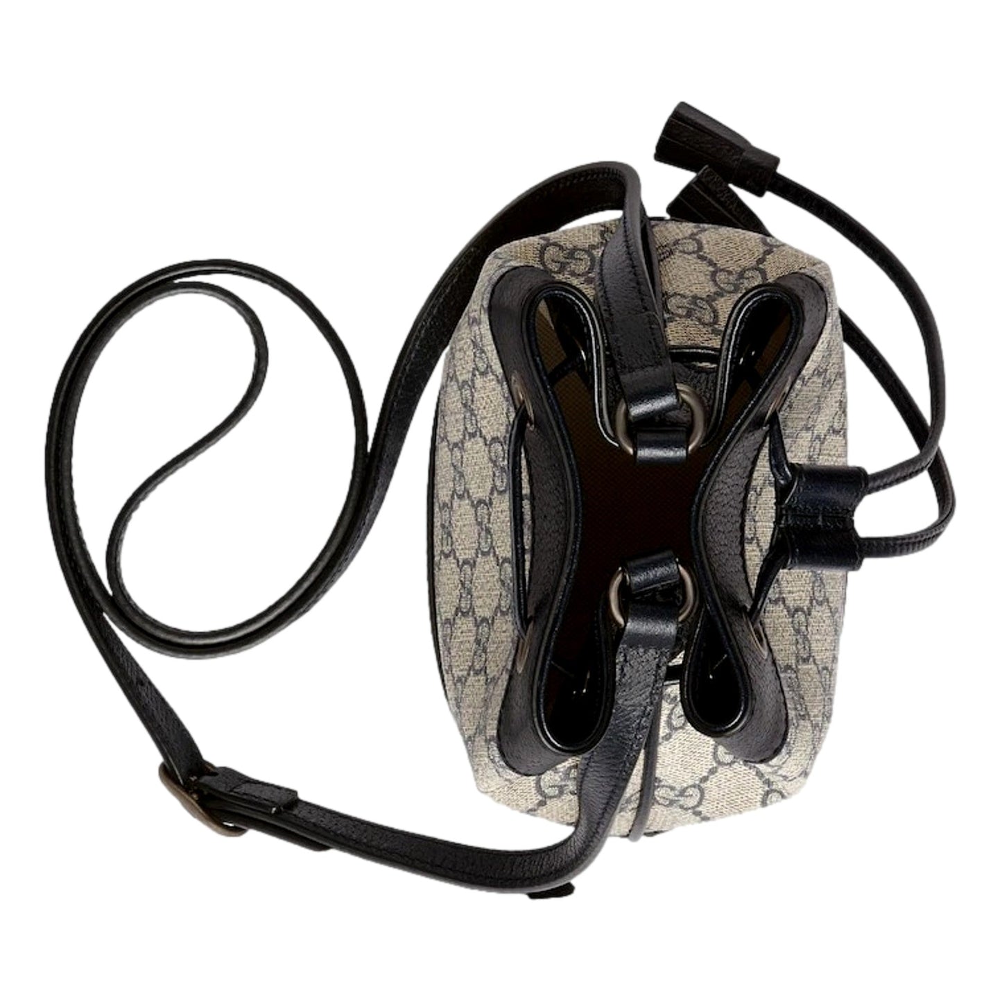Gucci Ophidia Mini Beige And Blue GG Canvas Bucket Bag -   Shop Bags LLC