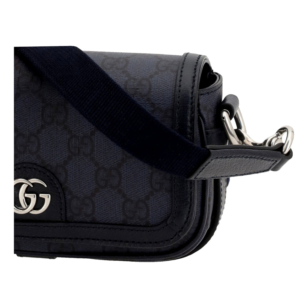 Gucci Ophidia Super Mini GG Supreme Canvas Shoulder Bag Navy Blue -   Shop Bags LLC