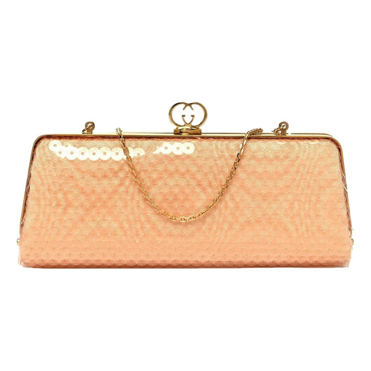 Gucci Peach Sequin Clutch: Elegance and Style in Every Detail