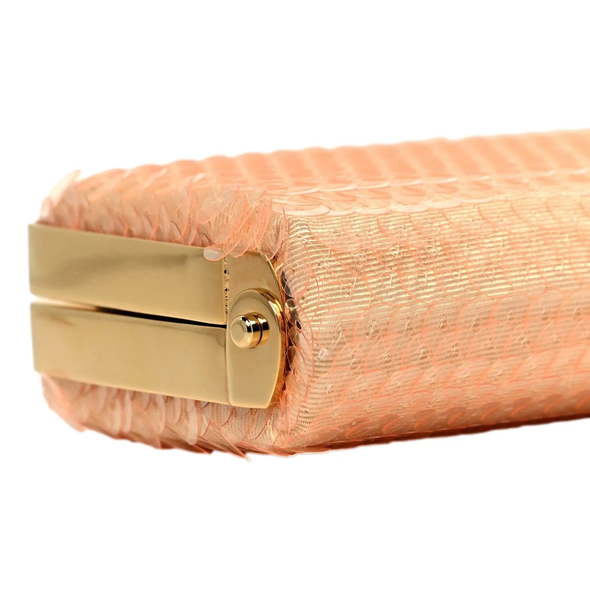 Gucci Peach Sequin Clutch: Elegance and Style in Every Detail -   Shop Bags LLC