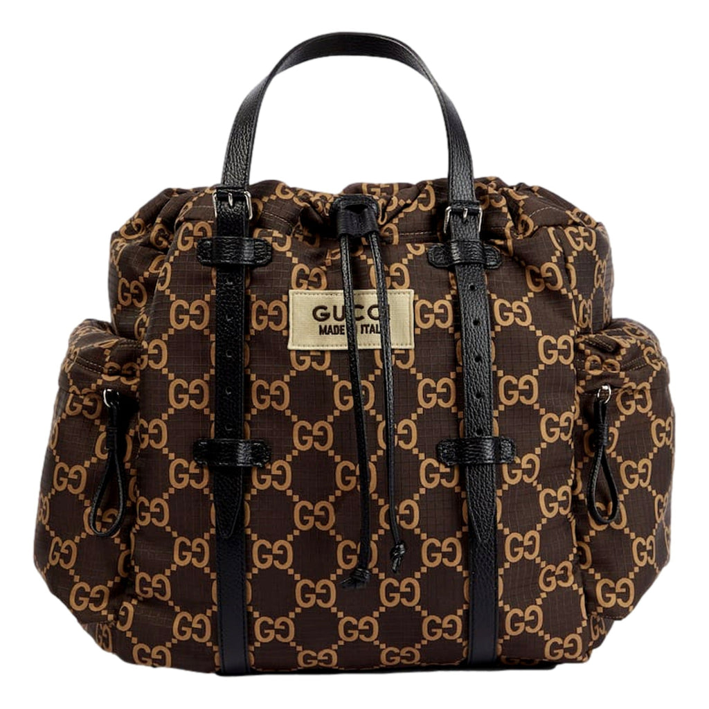 Gucci Ripstop Brown Beige GG Tote Bag - Luxury & Utility Combined -   Shop Bags LLC 