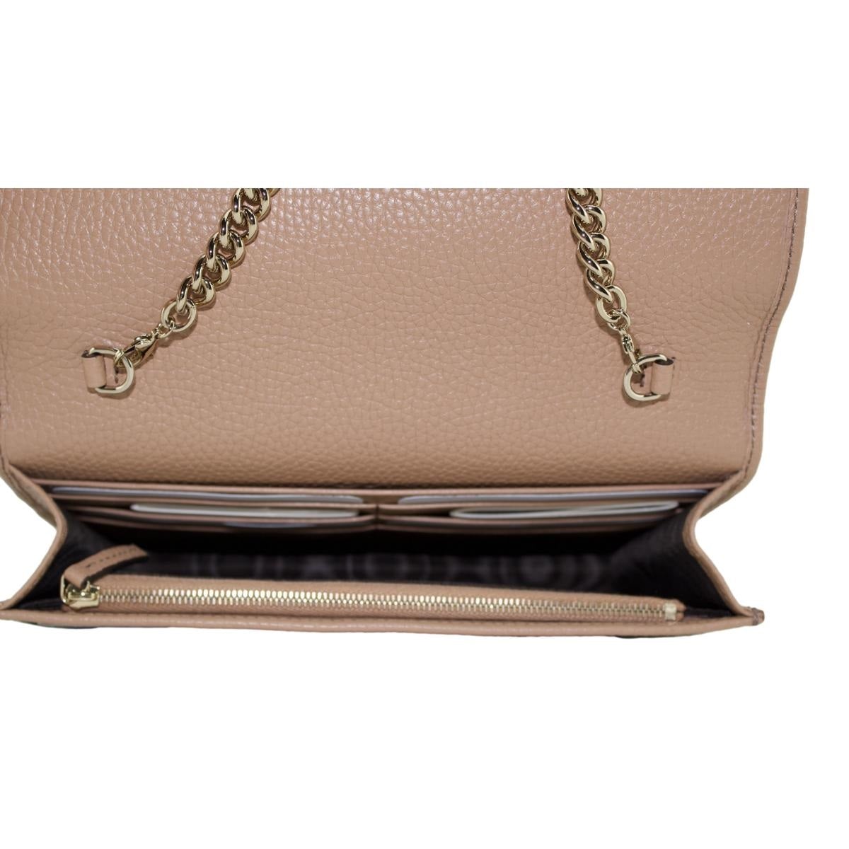 Gucci Soho Chain Wallet: Versatile Beige Leather Crossbody Clutch -   Shop Bags LLC