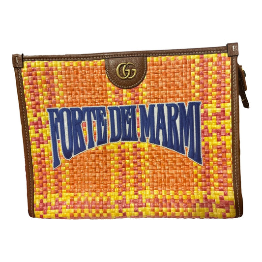 Gucci Summer Stories Forte dei Marmi Raffia Clutch – Elevate Style