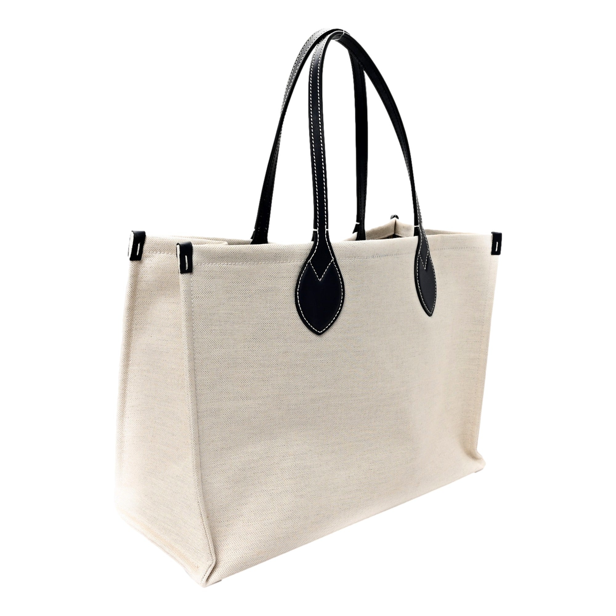 Gucci Supreme Canvas Beige Calfskin Logo Print Large Tote Bag Navy Multicolor -   Shop Bags LLC