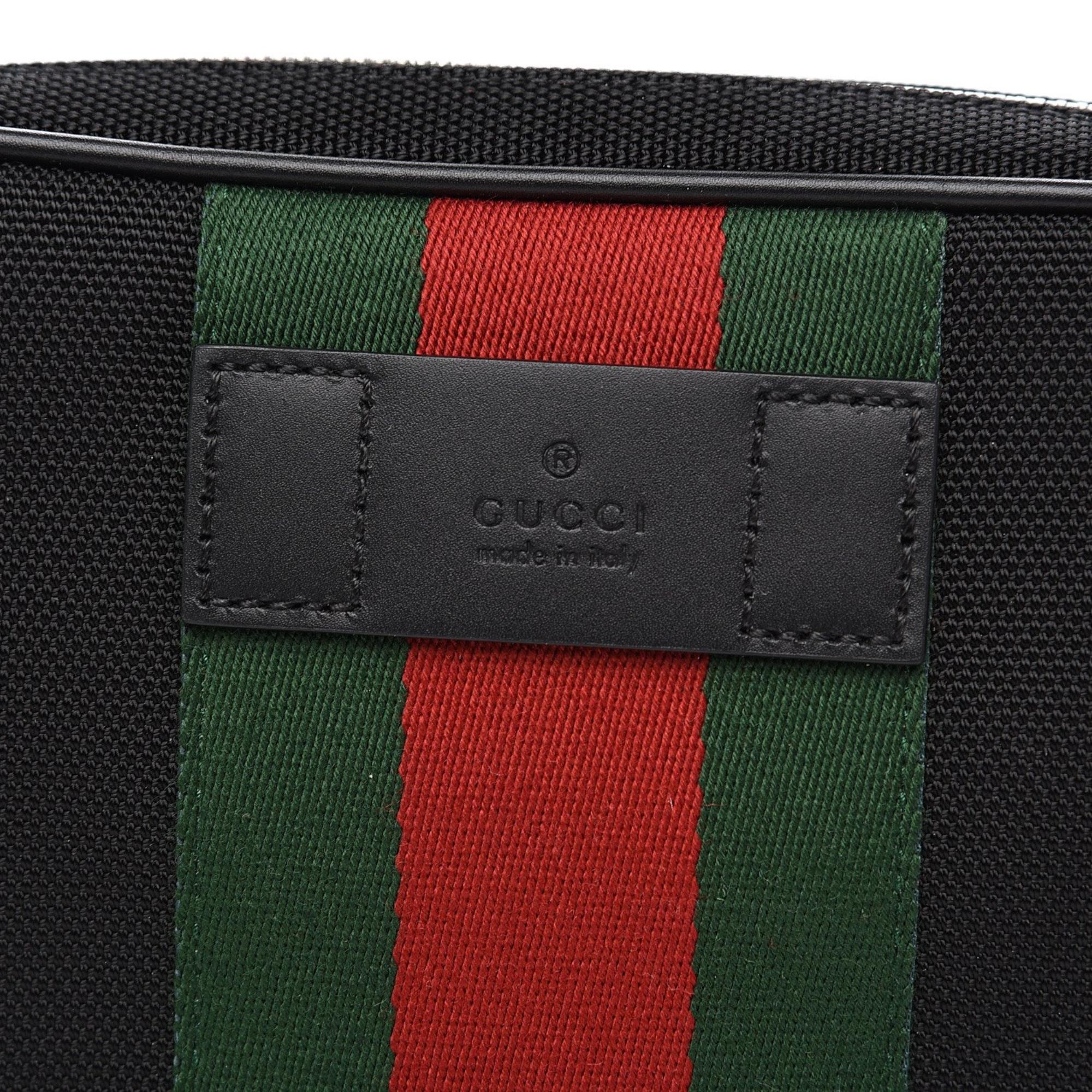 Gucci Techno Web Belt Bag - Stylish & Practical Canvas Accessory -   Shop Bags LLC