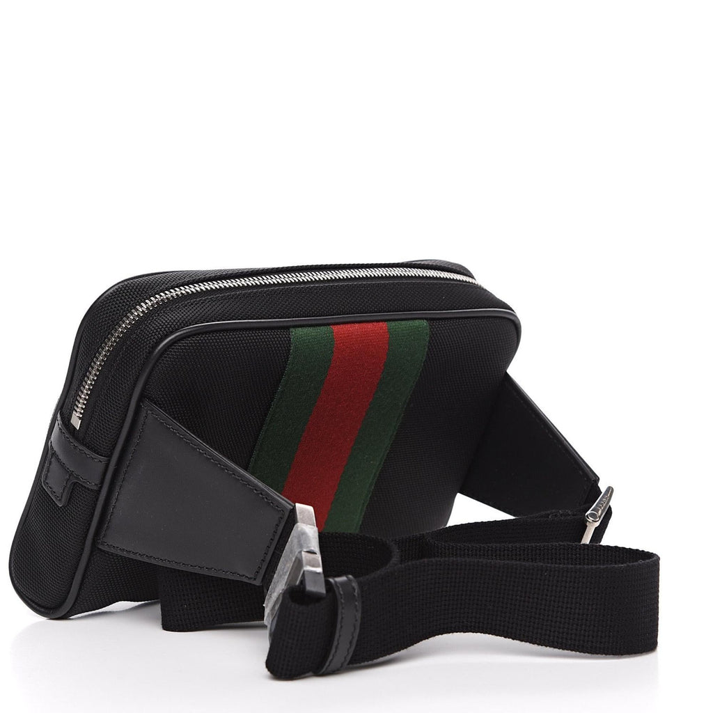 Gucci Techno Web Belt Bag - Stylish & Practical Canvas Accessory -   Shop Bags LLC