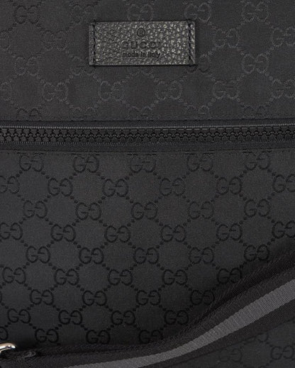 Gucci Unisex GG Black Canvas Messenger Bag - Stylish & Functional -   Shop Bags LLC