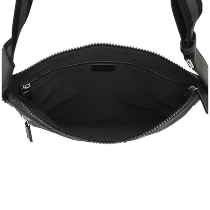 Gucci Unisex GG Black Canvas Messenger Bag - Stylish & Functional -   Shop Bags LLC