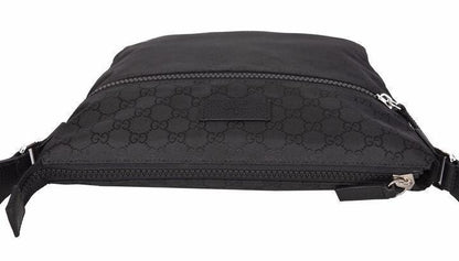 Gucci Unisex GG Black Canvas Messenger Bag - Stylish & Functional -   Shop Bags LLC