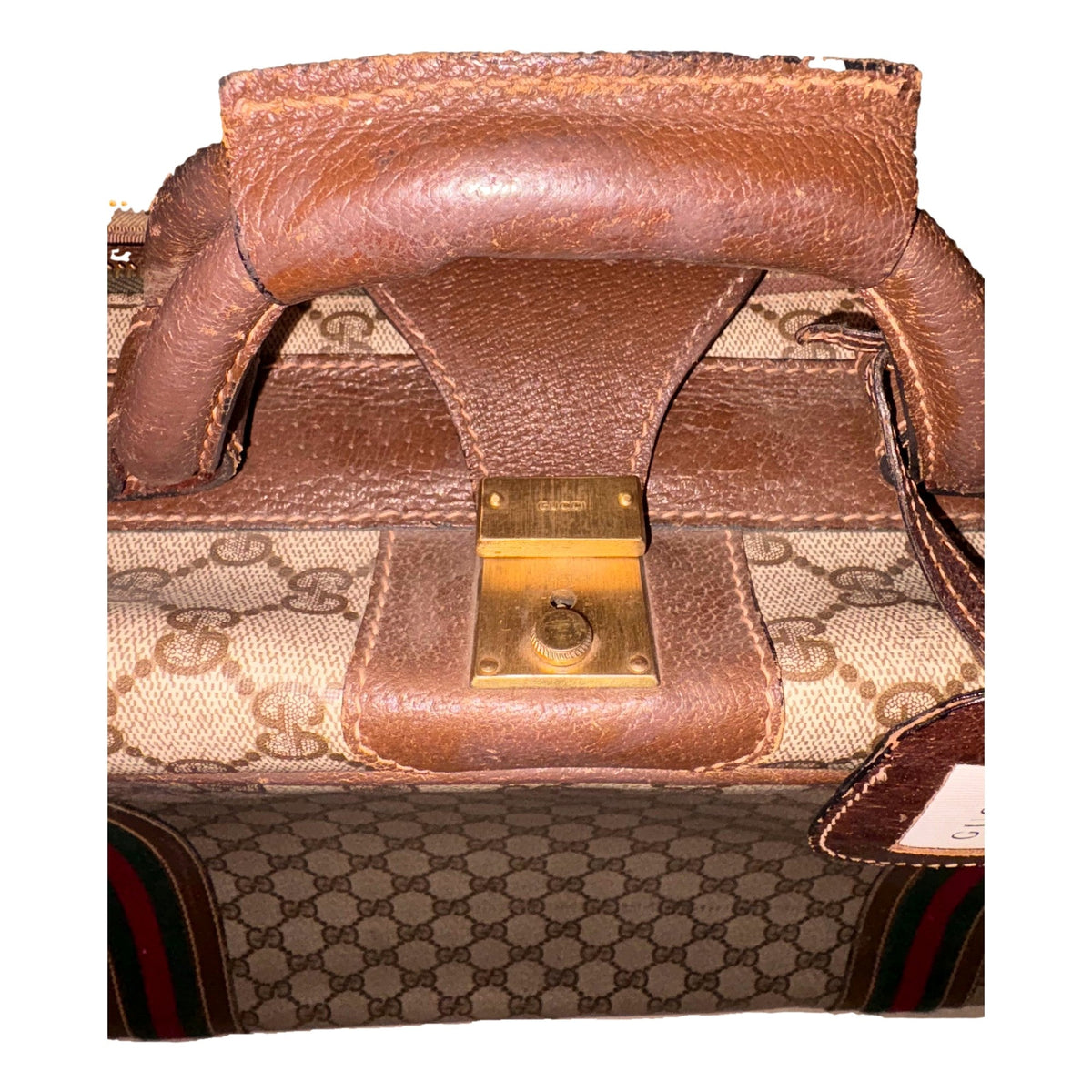 Gucci Vintage GG Suitcase: Timeless Luxury & Style in Canvas