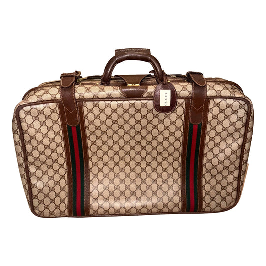 Gucci Vintage GG Suitcase: Timeless Luxury & Style in Canvas