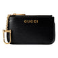 Gucci Zip Key Case Black Leather Card Holder - Luxe Italian -   Shop Bags LLC 