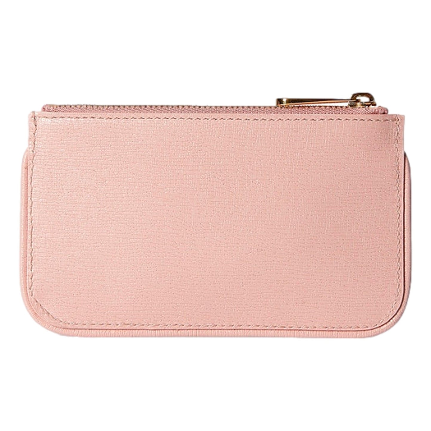 Gucci Zip Key Case Pink Leather Card Holder Gold Logo Script -   Shop Bags LLC 