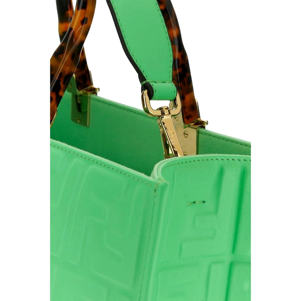 Fenadi Bag: Luxurious Edamame Green Medium Tote Bag for Elegant Use