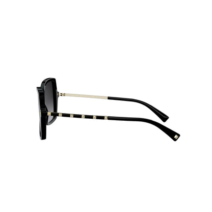 High End Sunglasses: Valentino Garavani Black Studded Eyewear -   Shop Bags LLC 