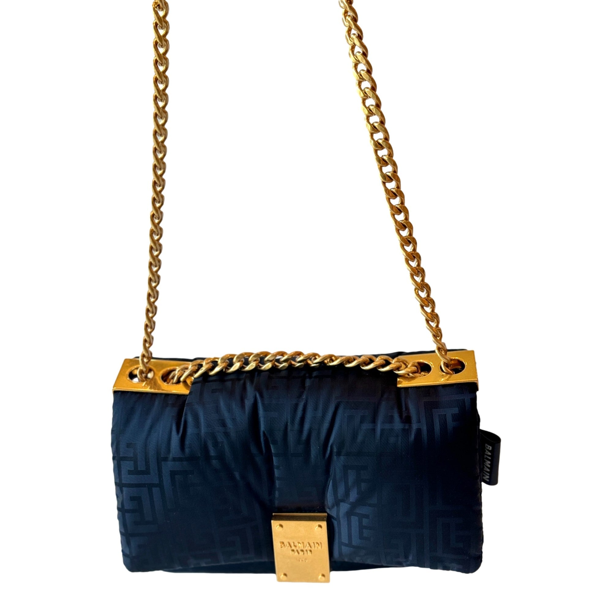 Balmain 1945 Crossbody & Shoulder Bag: Stylish Monogram Balmain Bag