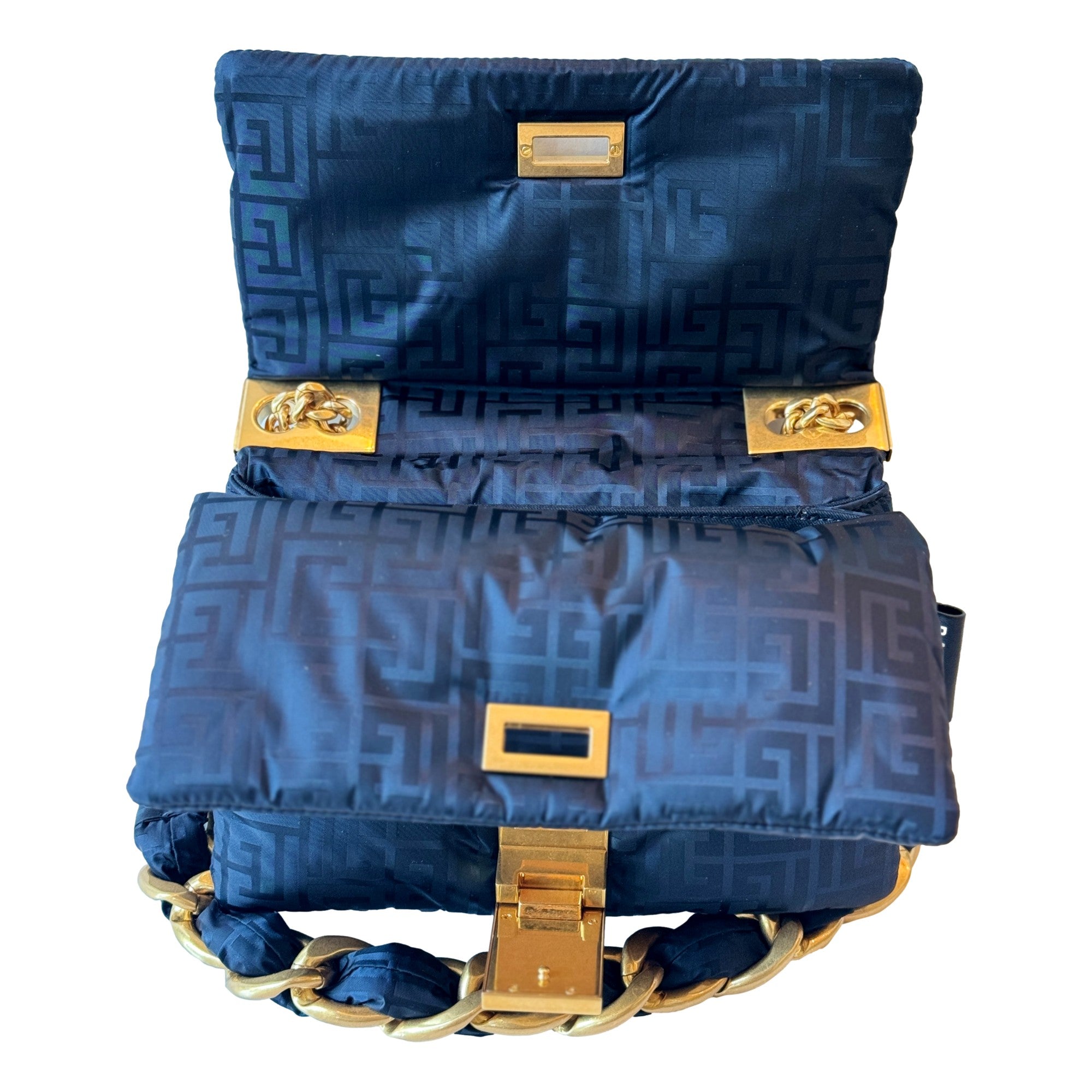 Balmain 1945 Crossbody & Shoulder Bag: Stylish Monogram Balmain Bag