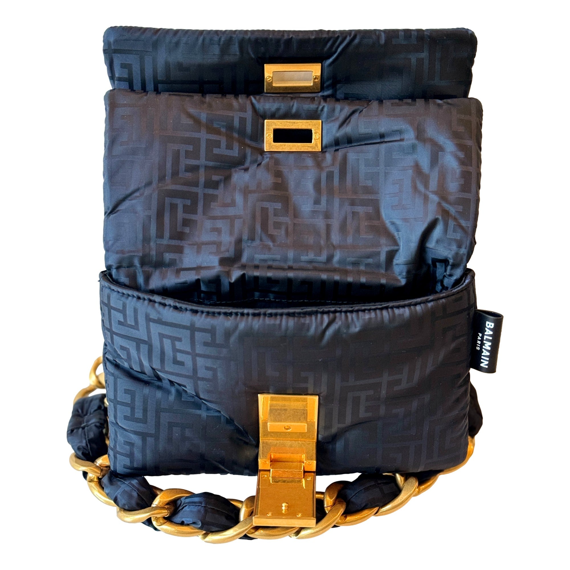 Balmain 1945 Crossbody & Shoulder Bag: Stylish Monogram Balmain Bag
