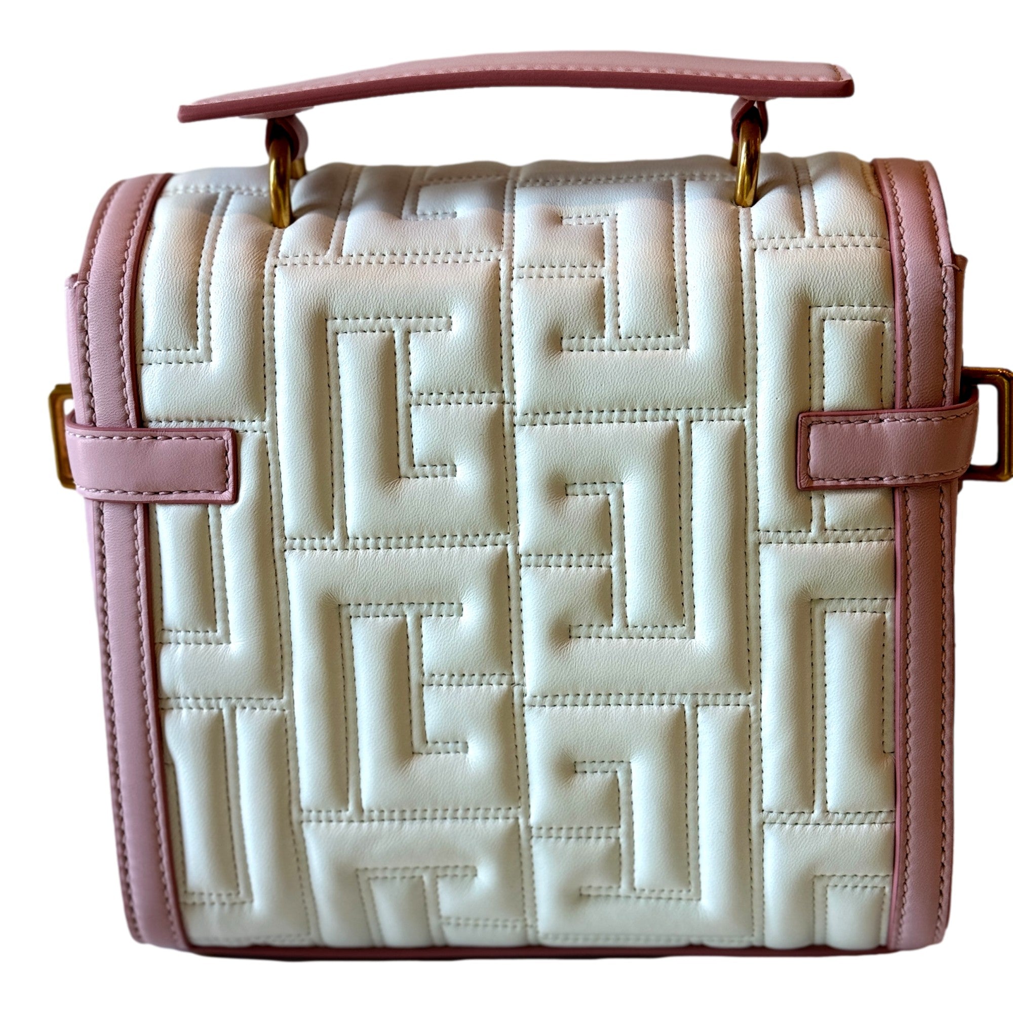 Balmain B-Buzz 23 Tote, Crossbody, Shoulder Bag - Quilted Luxury