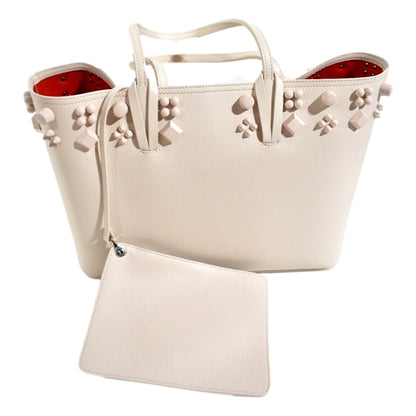 Ivory Tote Bag - Christian Louboutin Cabata Shoulder Bag - Elegant -   Shop Bags LLC 