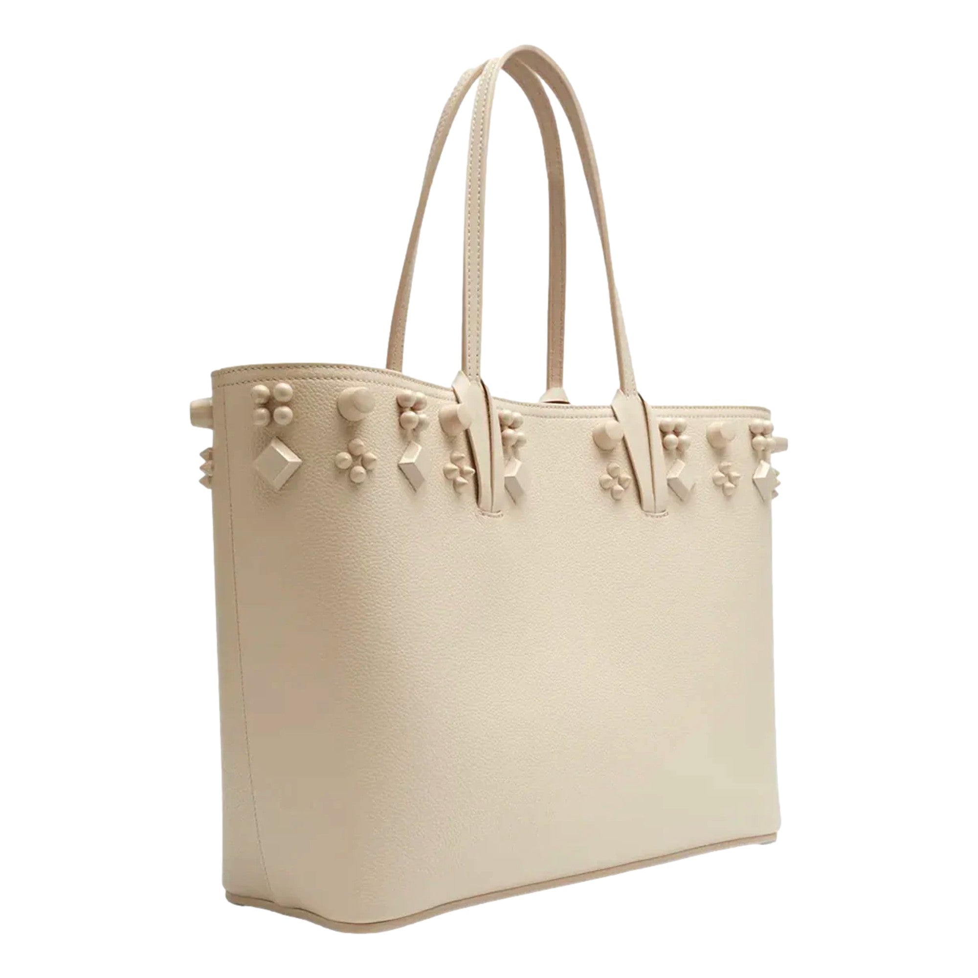 Ivory Tote Bag - Christian Louboutin Cabata Shoulder Bag - Elegant -   Shop Bags LLC 