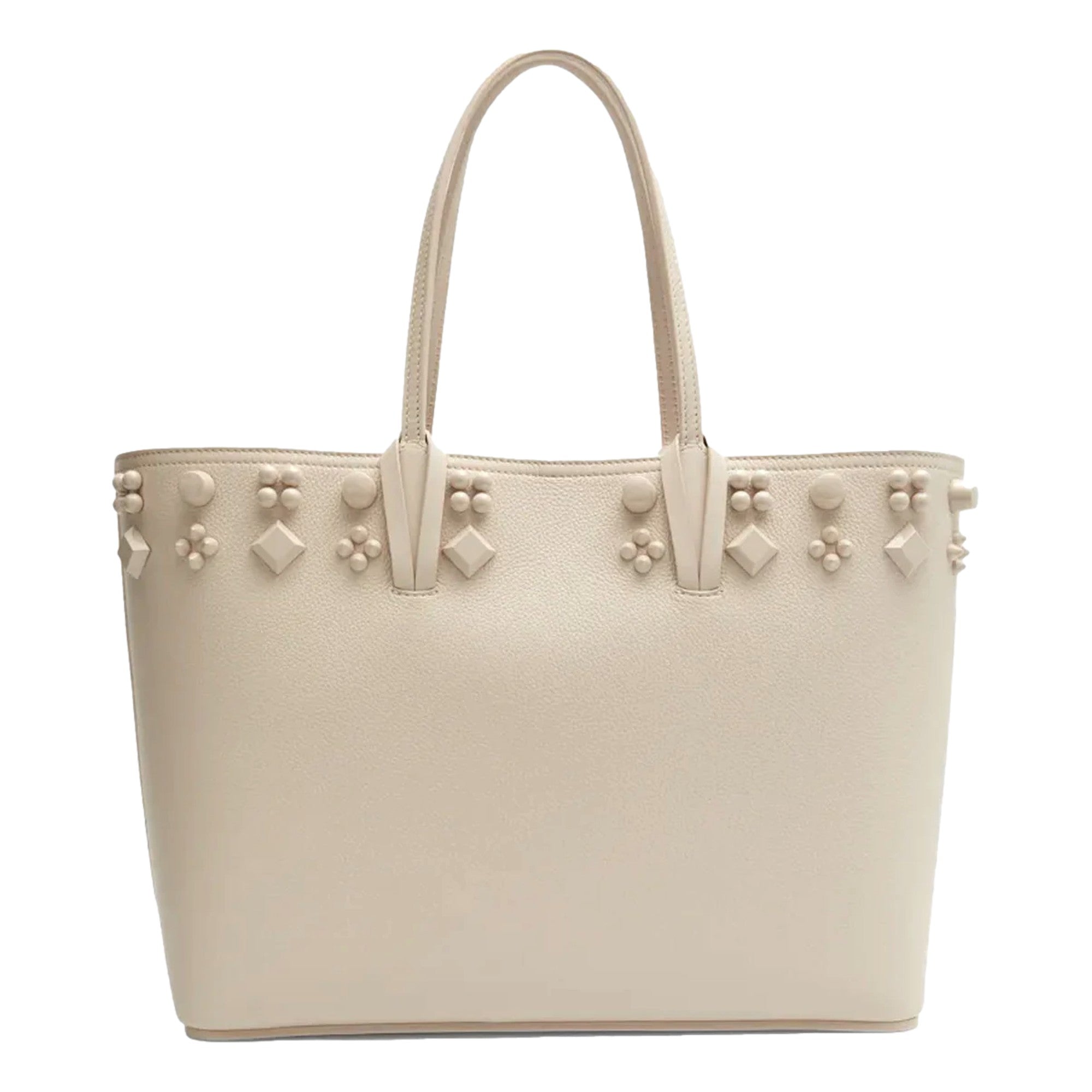 Ivory Tote Bag - Christian Louboutin Cabata Shoulder Bag - Elegant -   Shop Bags LLC 