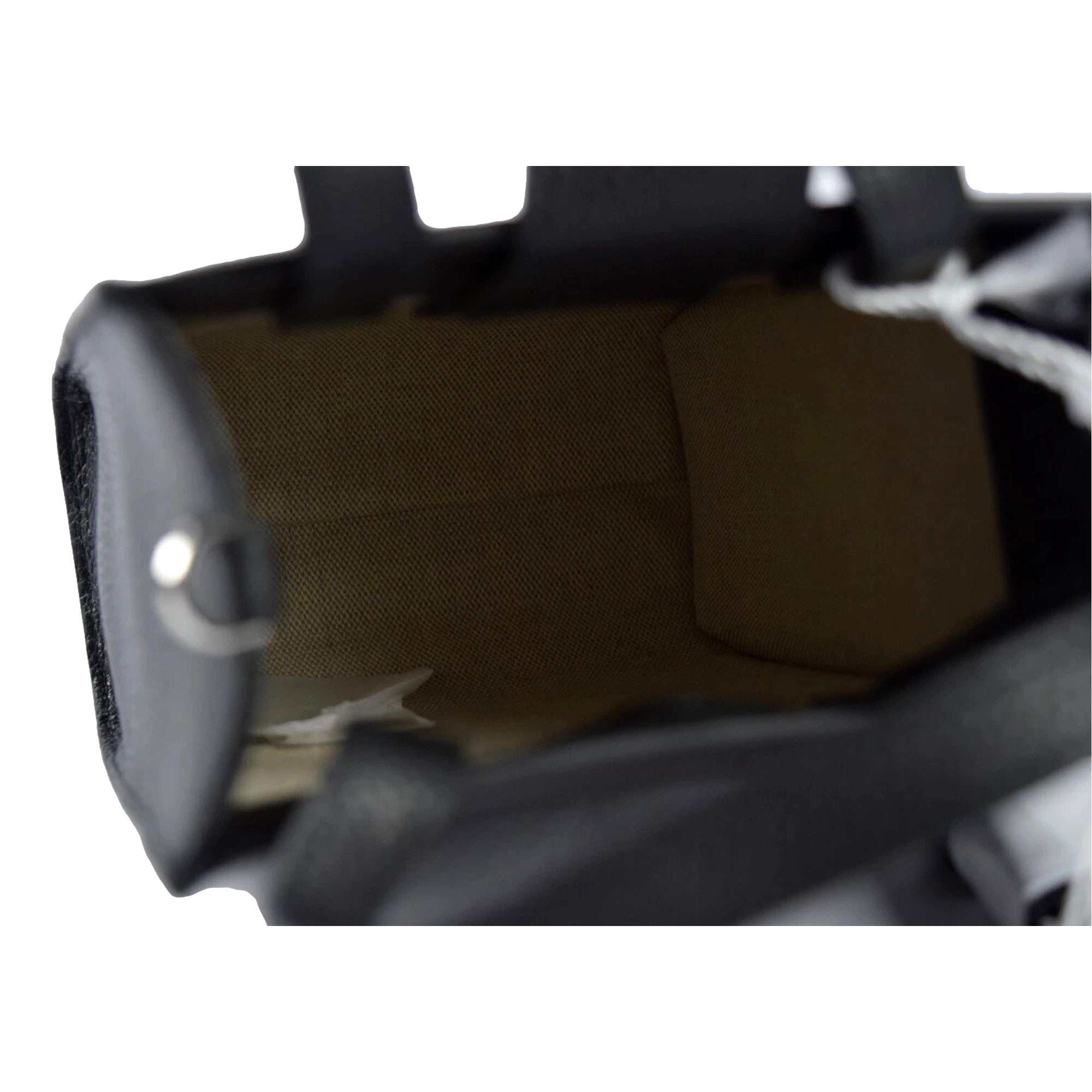 Jimmy Choo Black Leather Mini Shopper Handbag Crossbody Embossed Logo -   Shop Bags LLC