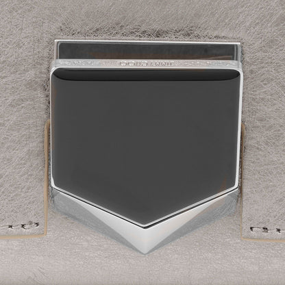Jimmy Choo Metallic Silver Lockett Crossbody Bag - Chic & Versatile -   Shop Bags LLC