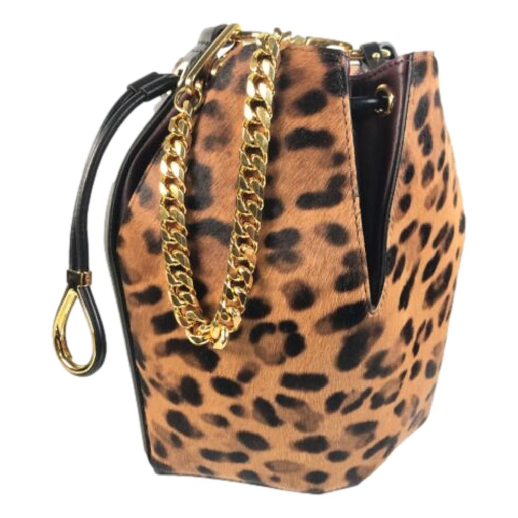 Leopard Printed Bucket Bag, Alexander McQueen Bag - Bold Luxury Style -   Shop Bags LLC 
