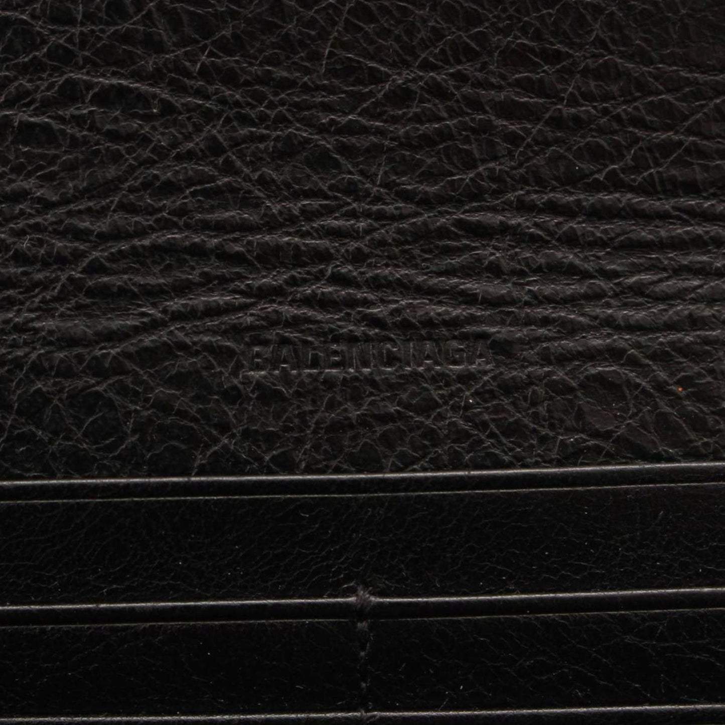 Long Leather Wallet - Grey Balenciaga Elegance with Ample Storage -   Shop Bags LLC 